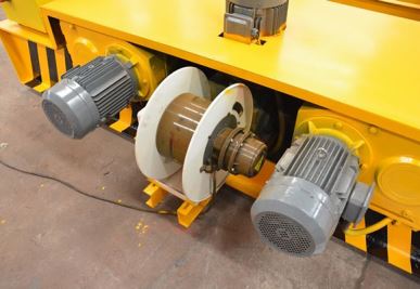 Kabelinė būgninė transmisinė vežimėlis