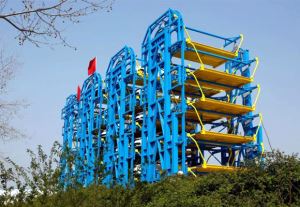 Vertikali automobilių stovėjimo sistema